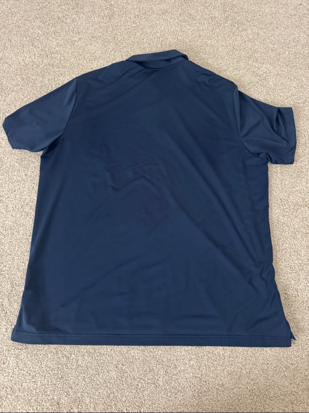 Adidas Navy Blue Polo Shirt - Picture 4 of 4